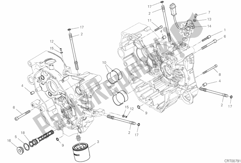Toutes les pièces pour le 09b - Paire Demi-carters du Ducati Scrambler 1100 Special 2018